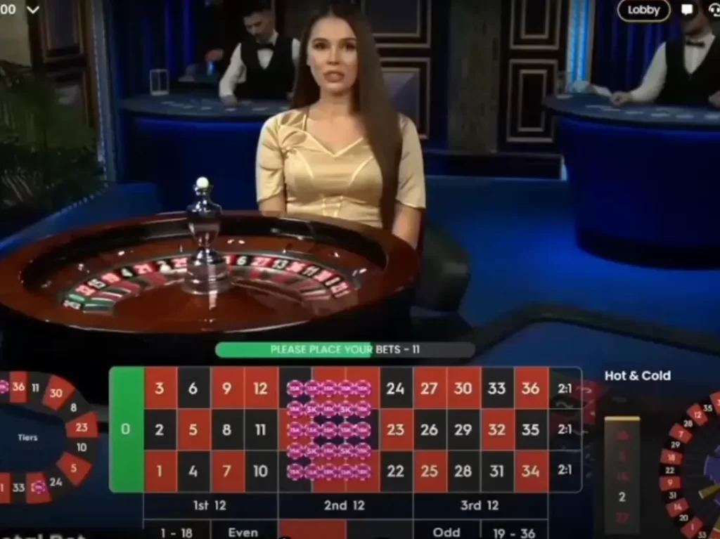 RocketPlay Live roulette