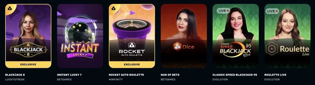 Live Dealer Games at RocketPlay Casino Online