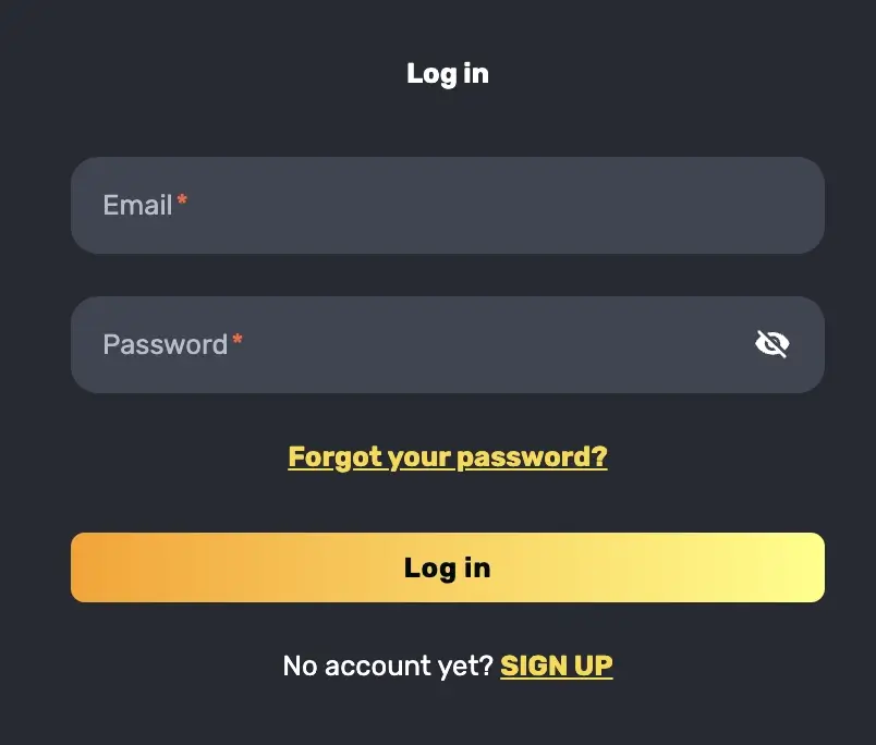 RocketPlay casino log in