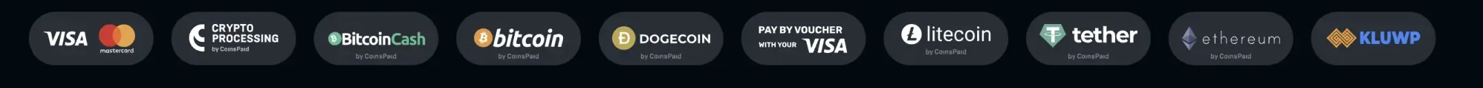 Payments at RocketPlay