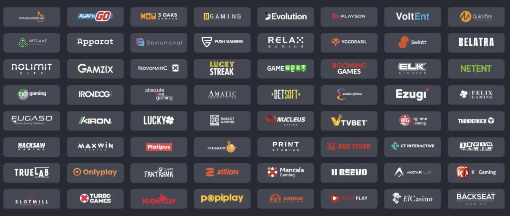 RocketPlay slots providers